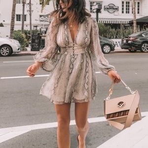 Zimmerman Corsage snake-print Playsuit Romper